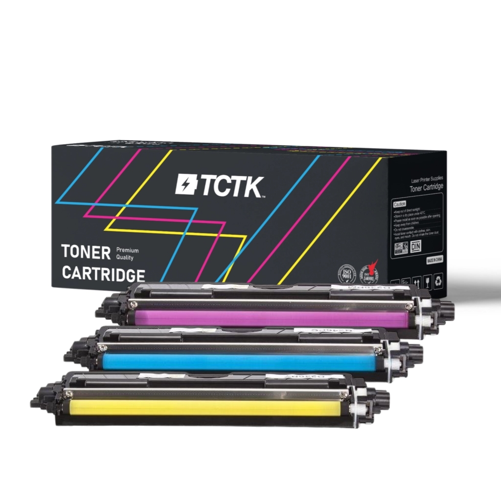 Multipack (3) Toner CMY (senza nero) Compatibile con Brother DCP, HL, MFC - Sostituisce TN-221 (TN221C) / TN-241 (TN241C) / TN-242 (TN242C) / TN-251 (TN251C) / TN-261 (TN261C) / TN-291 (TN291C)